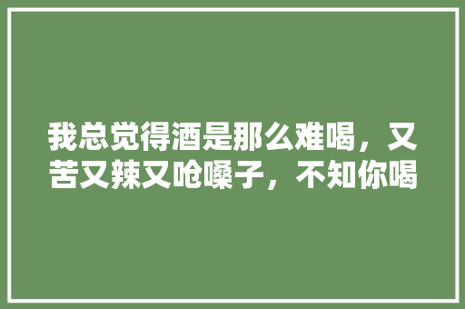 我总觉得酒是那么难喝，又苦又辣又呛嗓子，不知你喝着什么感觉，公务员诗词考试 专业填报