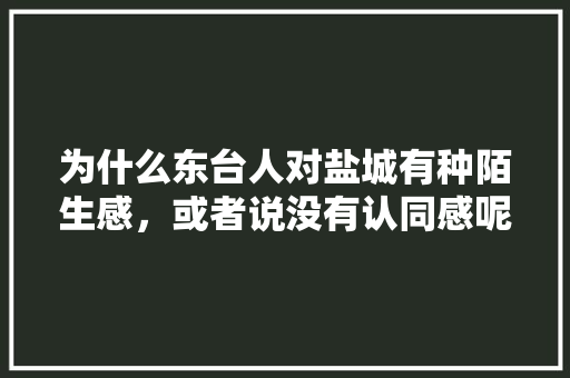 为什么东台人对盐城有种陌生感，或者说没有认同感呢，大丰公务员考试题及答案 教育科普