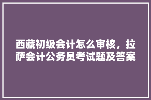 西藏初级会计怎么审核，拉萨会计公务员考试题及答案 大学排名