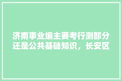 济南事业编主要考行测部分还是公共基础知识，长安区公务员考试题型分布