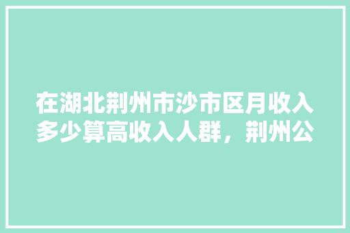 在湖北荆州市沙市区月收入多少算高收入人群，荆州公务员考试题量多少 建筑考试
