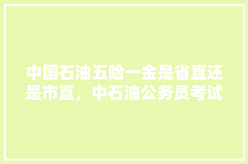 中国石油五险一金是省直还是市直，中石油公务员考试题库及答案