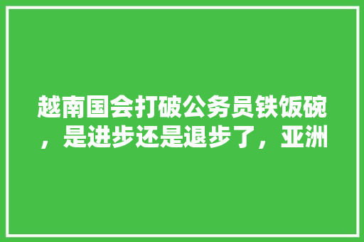 越南国会打破公务员铁饭碗，是进步还是退步了，亚洲公务员考试题目及答案