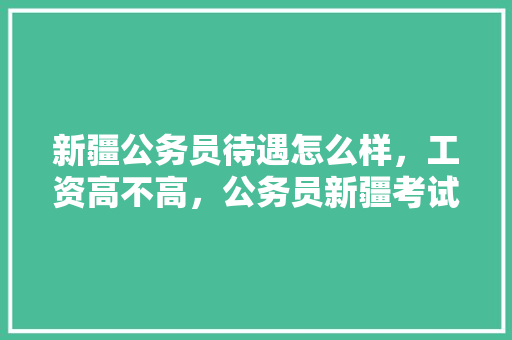 新疆公务员待遇怎么样，工资高不高，公务员新疆考试题及答案 专业填报